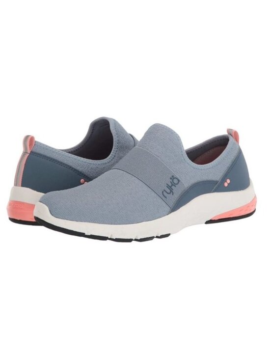 Ryka Shoes - Ryka Women's Citadel Blue Easy Going Slip-On Sneaker Walking Trainers Size 10W